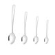 304 stainless steel spoon commercial hotel western tableware round spoon main table spoon dessert exquisite small coffee spoon tea more