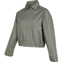 NIKE Nike Womens Sports Casual Loose Nike Swoosh Retro Casual Woven Jacket FN1941-053