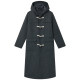 HaloLuu Wool Gray Horn Button Coat