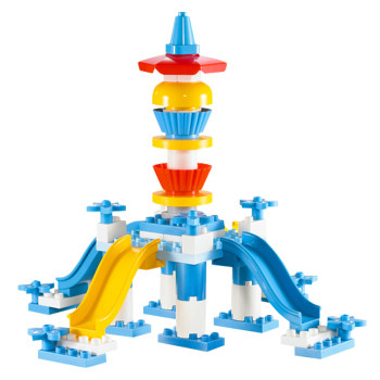 Compatible with lego large particle building block ball track slide