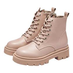 Gomeqi 2023 Spring and Winter Women's Shoes Fashion Short Boots Versatile Boots Motorcycle Boots Chelsea Women's Winter Boots Martin Boots