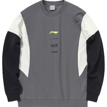 Li Ning sweatshirt ຜູ້​ຊາຍ​ດູ​ໃບ​ໄມ້​ລົ່ນ​ຄໍ​ມົນ​ລະ​ດູ​ໃບ​ໄມ້​ລົ່ນ​ປະ​ເທດ​ຊາດ​ການ​ວ່າງ​ຂອງ​ແທ້​ຈິງ​ທີ່​ງ່າຍ​ດາຍ​ເສື້ອ​ຜ້າ​ເສື້ອ​ຍືດ​ແຂນ​ຍາວ pullover