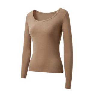 There is a tree thermal underwear for women round neck