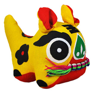 手工布老虎中国传统特色民间工艺品宝宝满月百岁礼物中国风礼品