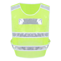 LED light reflective vest vest flash construction safety clothing reflective clothing night riding high speed warning reflective clothing