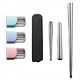 Chopsticks telescopic chopsticks portable detachable boxed stainless steel