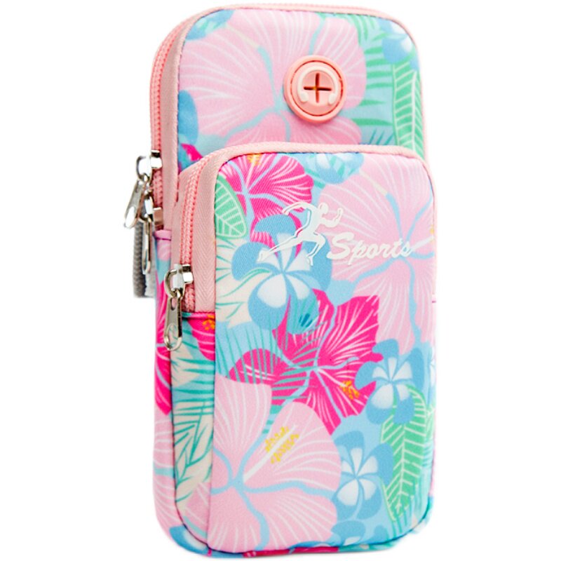 Lightweight running mobile phone arm bag for women