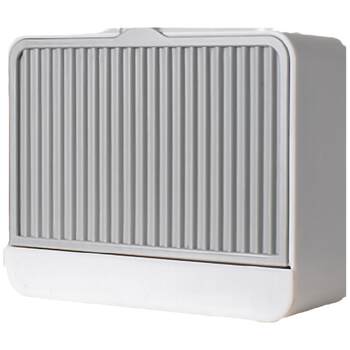 Wow! flip-top soap dish wall-mounted with double compartments without punching holes