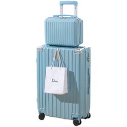 Luggage suitcase for women 2024 new style 20-inch small lightweight trolley case student code travel leather case for men large capacity