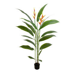 Simulated Green Plant Bird of Paradise Indoor Living Room Decoration Auspicious Bird Floor-Standing Potted Plant High-End Light Luxury Artificial Plant Tree