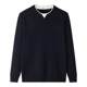 HaiLan Home Pullover Round Neck Fashion Long Sleeve Knitted Sweater