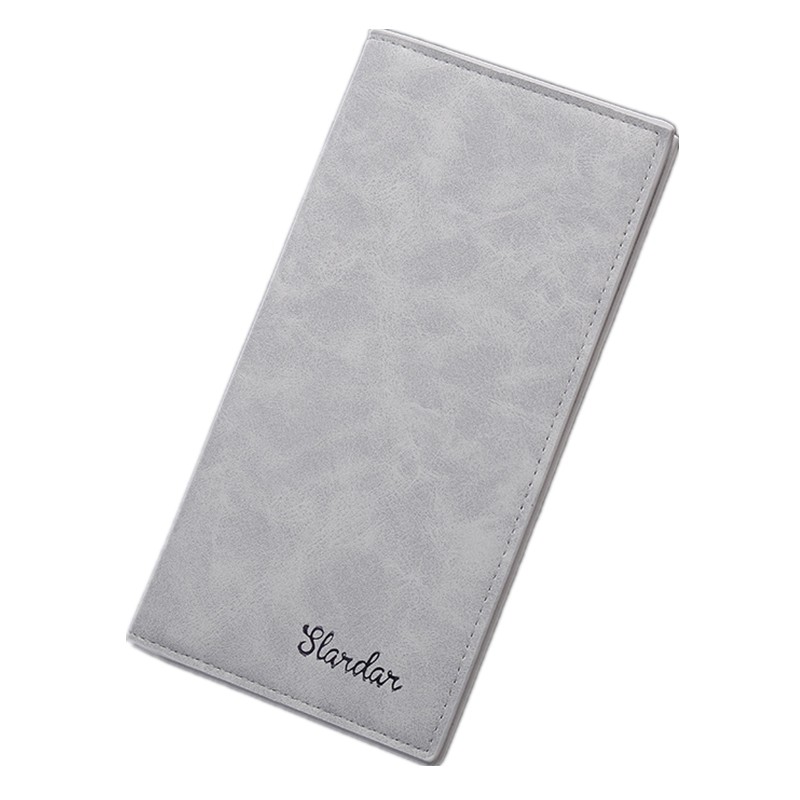 Men's wallet card holder long ultra-thin multi-card slot wallet trendy student personalized wallet ID cash light souvenir