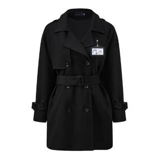 Hua qianzhu original autumn short trench coat