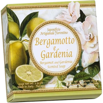 Italian Import Firodino Gardenia Green Lemon Carved soap Bath Soap Companion Gift official Brand