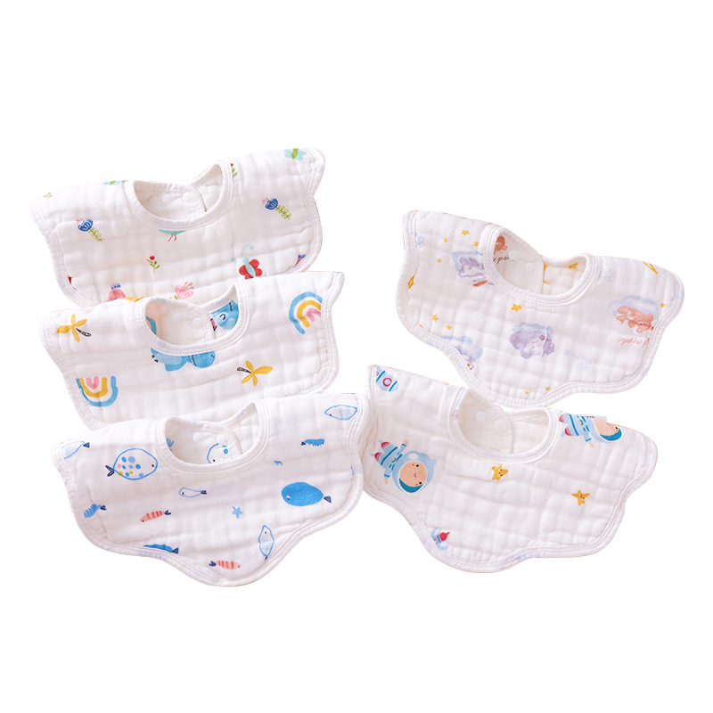 5A grade antibacterial bib, soft and skin-friendly, no fluorescent agent