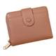 Short zipper small coin wallet card bag fashionable women's simple