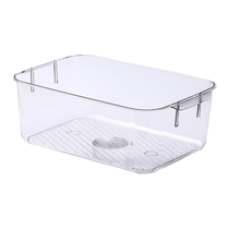 Boîte de rangement de bureau en acrylique transparent avec couvercle pour organiser les cosmétiques boîte anti-poussière affichage de stockage de snacks petite boîte