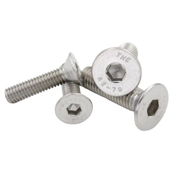 Hexagonal screw 304 stainless steel countersink