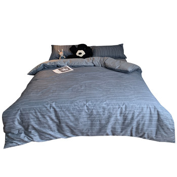 Bed sheets and bed fittings three and four pieces set cotton pure cotton simple style