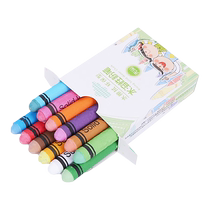 Dust-free chalk water-soluble color chalk non-toxic childrens home environmental protection kindergarten student teacher teaching graffiti drawing board blackboard special anti-dirty hands safe and secure school supplies whiteboard