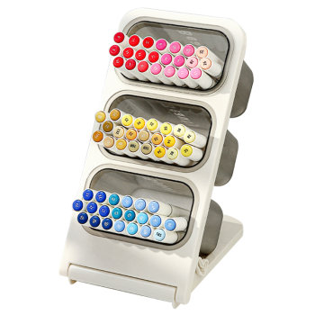 Removable oblique pen holder stationery storage box