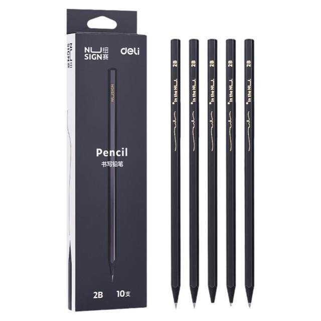 Nusign black wood pencil writing and painting non-toxic