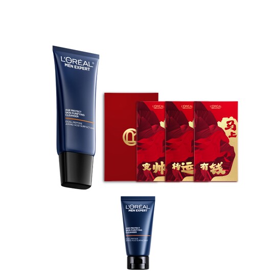 L'Oreal Men's Nettoyant pour le visage aux acides aminés raffermissant et nettoyant