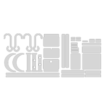 (Jian Naiqi Hardware Film) is suitable for DIOR Dior Montaigne box small box bag nano invisible protective film DIOR Dior Montaigne small box bag hardware film protective film