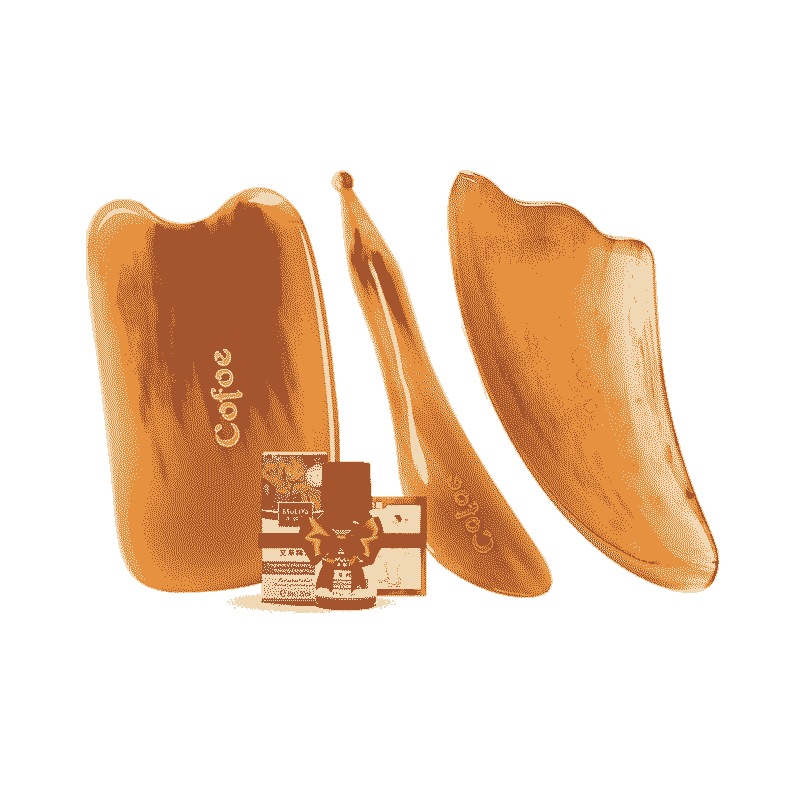 Buffalo horn scraping plate facial beauty stick full body universal scraping face deity Dial Gluten female eye special back