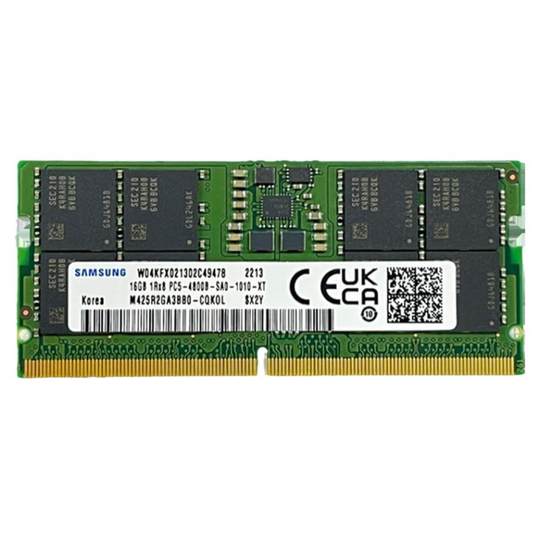 Samsung DDR516G notebook memory module overclocking