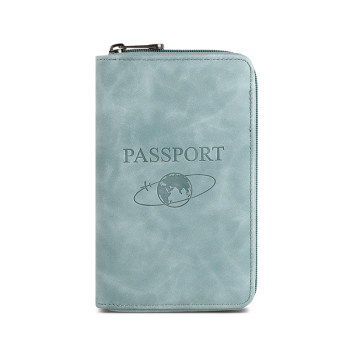 Passport clip anti-theft brush protection case overseas wallet card bag integrated portable id card storage bag thin