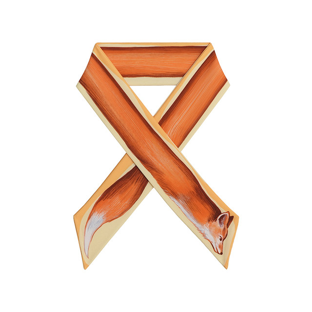 Kamo autumn and winter all-match female fox scarf