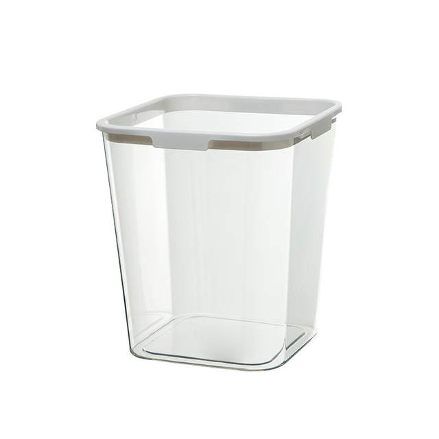 Transparent trash can bedroom storage bathroom garbage can