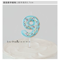 Десертная свеча номер 9