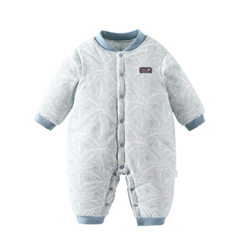 Pure cotton one-piece baby winter clothes