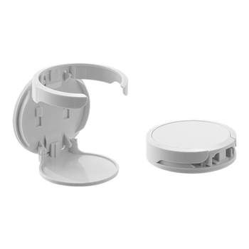 Foldable wall-free punch-hanging milk tea coffee cup holder