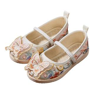 Fantasy butterfly ancient style hanfu shoes girls' cloth shoes