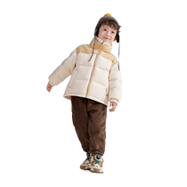 Balabala Childrens down habits garçon veste dhiver bébé Dress Thickened Warm Kiss