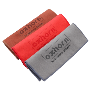 OXHORN台球擦杆布台球杆毛巾中式黑八球杆九球台球杆布桌球杆杆布