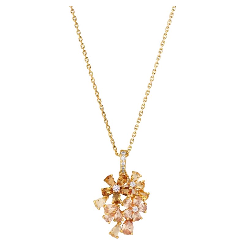 CIGALONG ice crystal osmanthus necklace