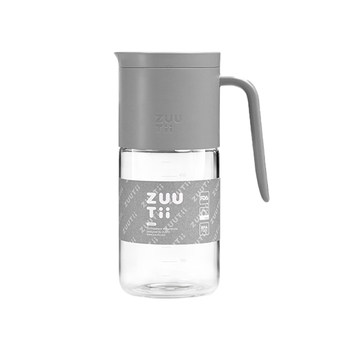 Zuutii gravity oil pot household with handle kitchen glass oil pot household large capacity leak-proof automatic opening and closing