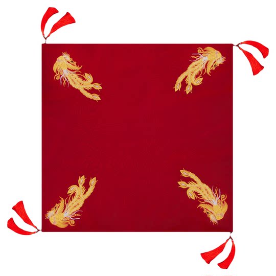 红盖头纱2025新娘结婚高档半透明网纱中式秀禾服红色蒙头来图定制