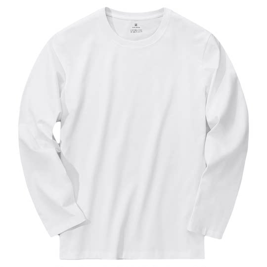 The same style as the star Mr. Bu cloth pure cotton long sleeve white T