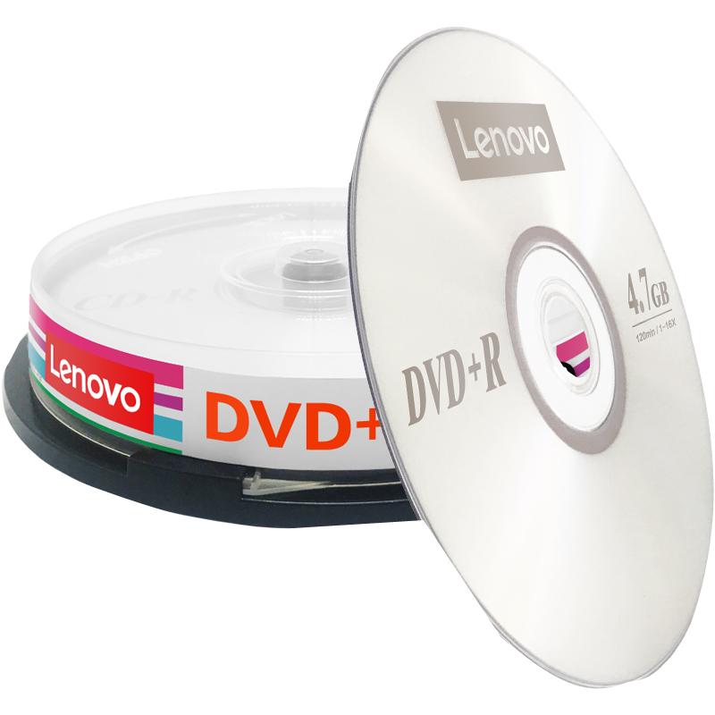 Lenovo disc DVD+R burning disc dvd disc dvd-R blank disc dvd burning disc dvd disc DVD disc blank disc 4G DVD disc 10-piece barrel 4.7G