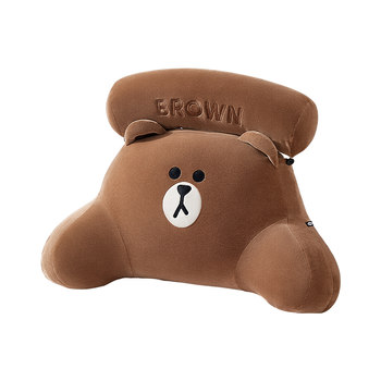 Chaojiuwanwu brown bear bedside cushion sofa cushion