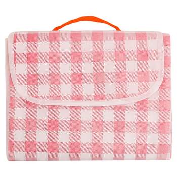 mat Picnic mat ຄວາມຊຸ່ມຊື່ນ mat thickened outdoor outing grass camping waterproof portable spring outing folding mat picnic floor mat