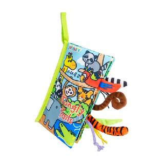 Jollybaby tail cloth book infant toy