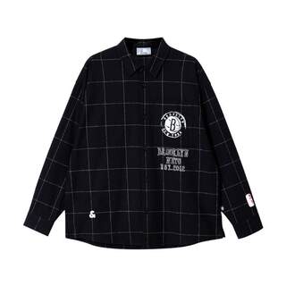 Jack jones alphabet offset long sleeve shirt