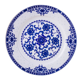 Jingdezhen ceramic tableware plate tableware 7.5-inch rice