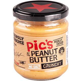 pics皮卡思新西兰进口健身生酮无添加盐颗粒儿童花生酱辅食